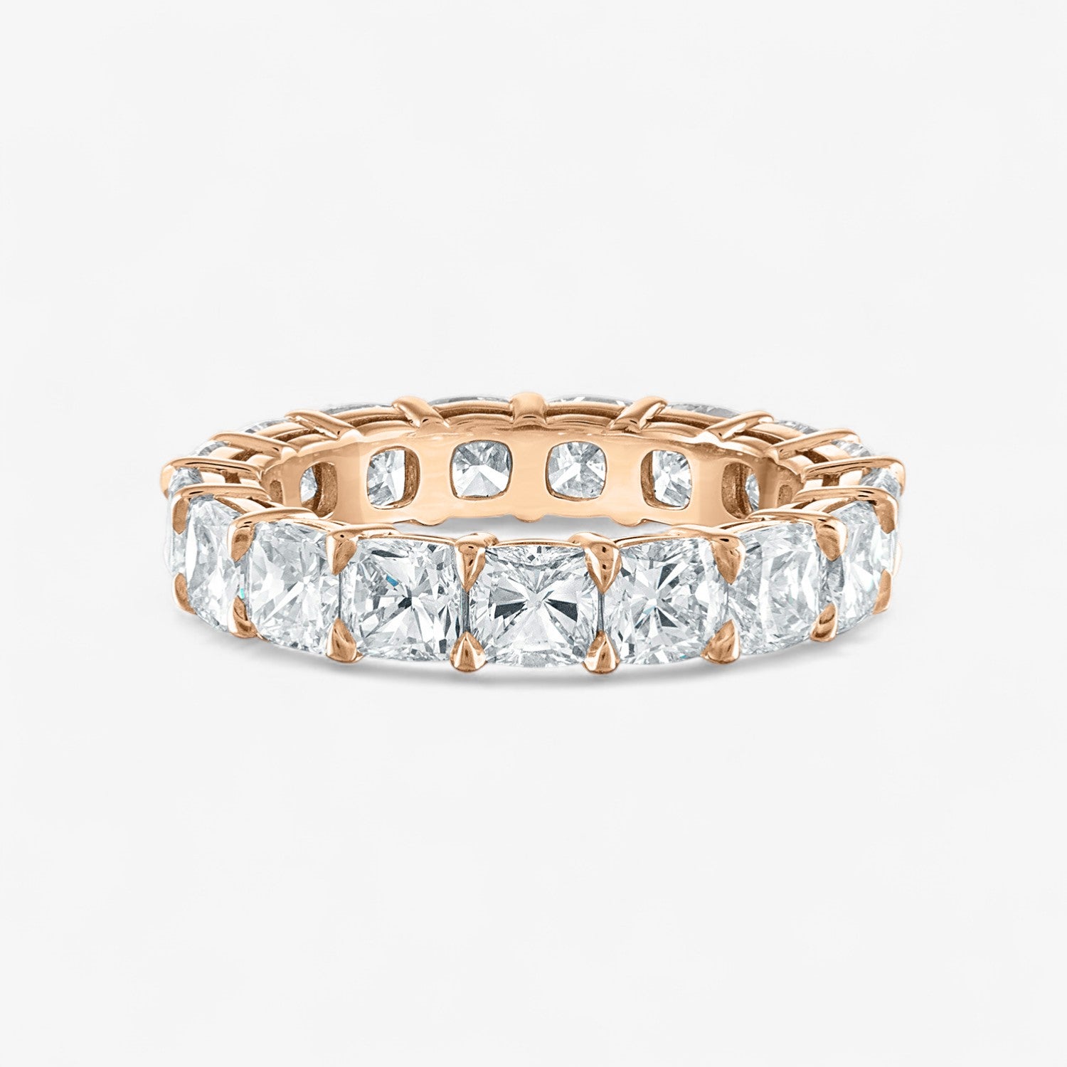 Asscher Diamond Eternity Band