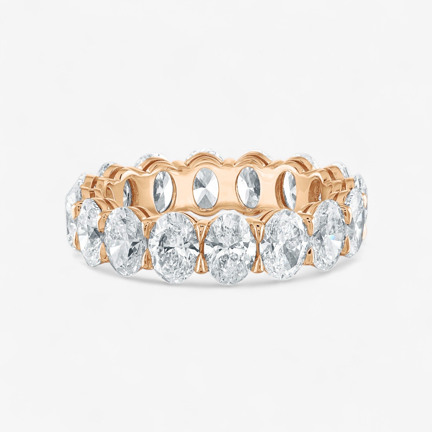 Heart Diamond Eternity Band