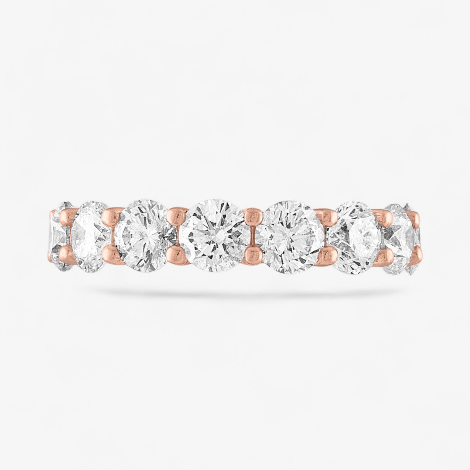Asscher Diamond Eternity Band