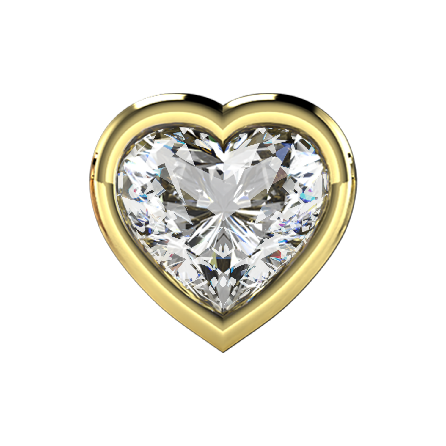 Fancy Sideways Heart Diamond