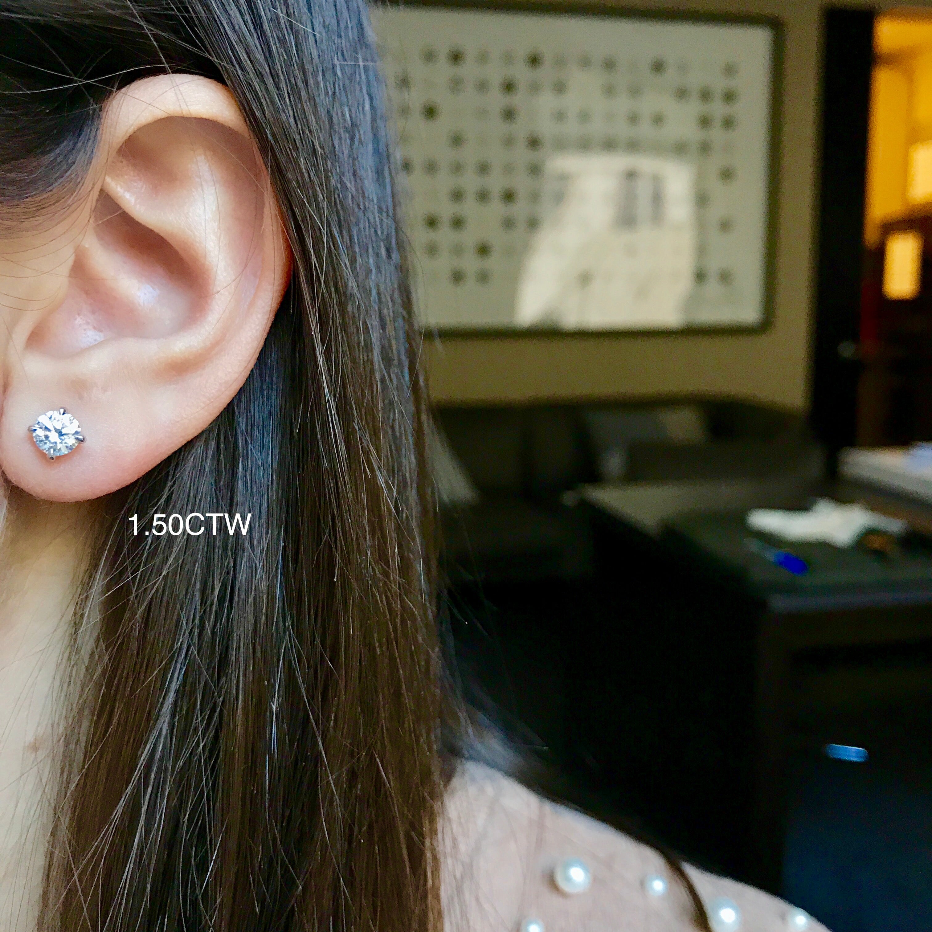 1.50CTW Diamond Studs