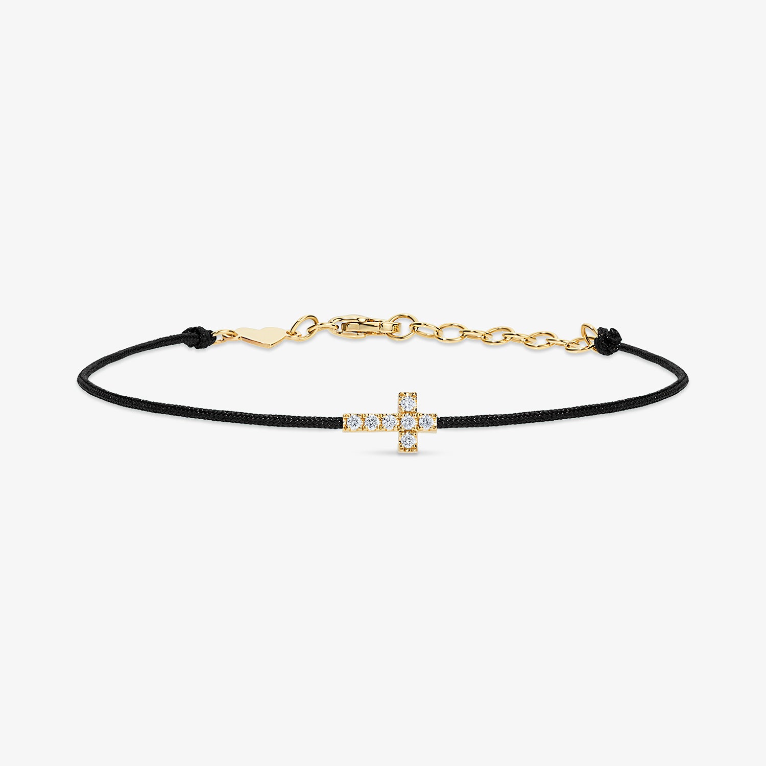 Token Cross I AM bracelet Black