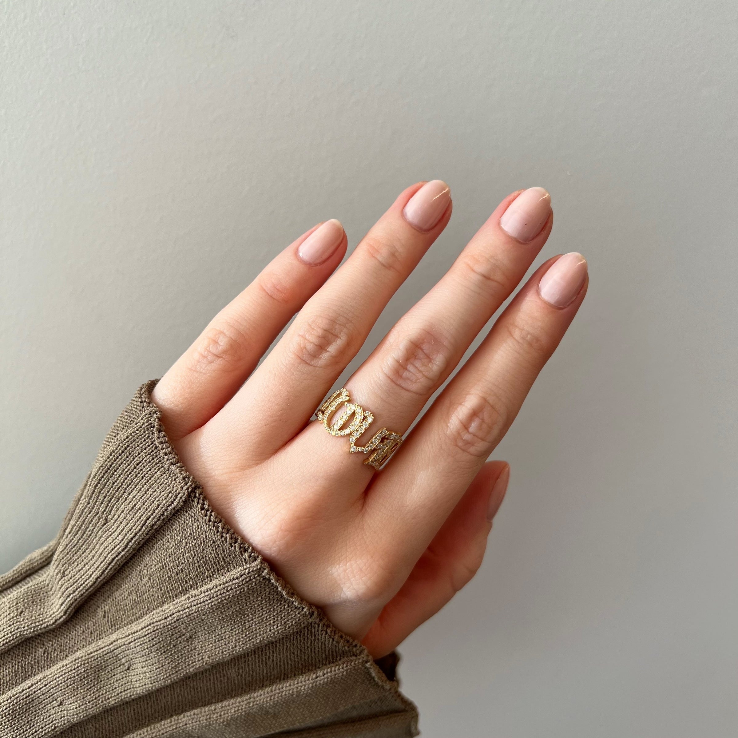 Vault Sale: Victorian Gold and Diamond Initial Ring
