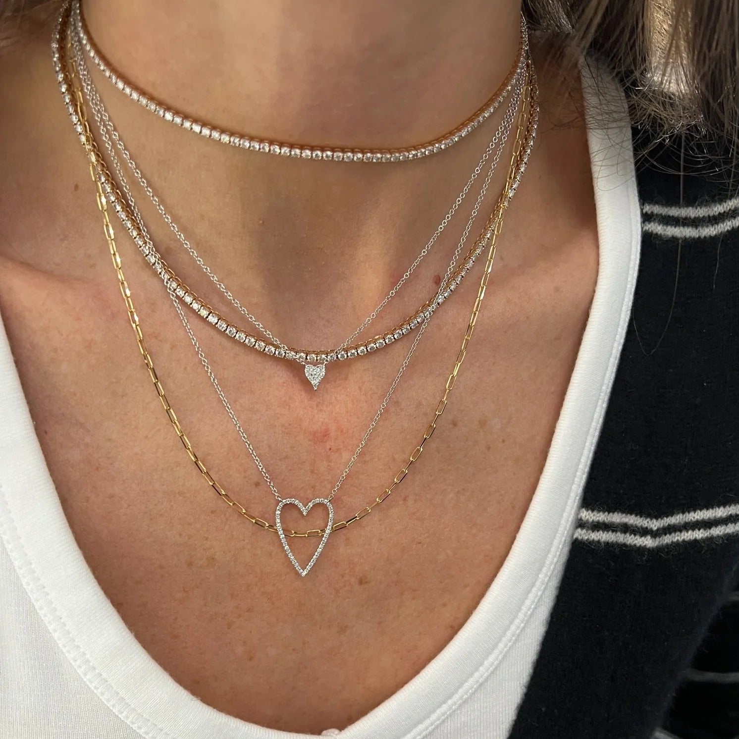 Stephanie gottlieb heart necklace deals