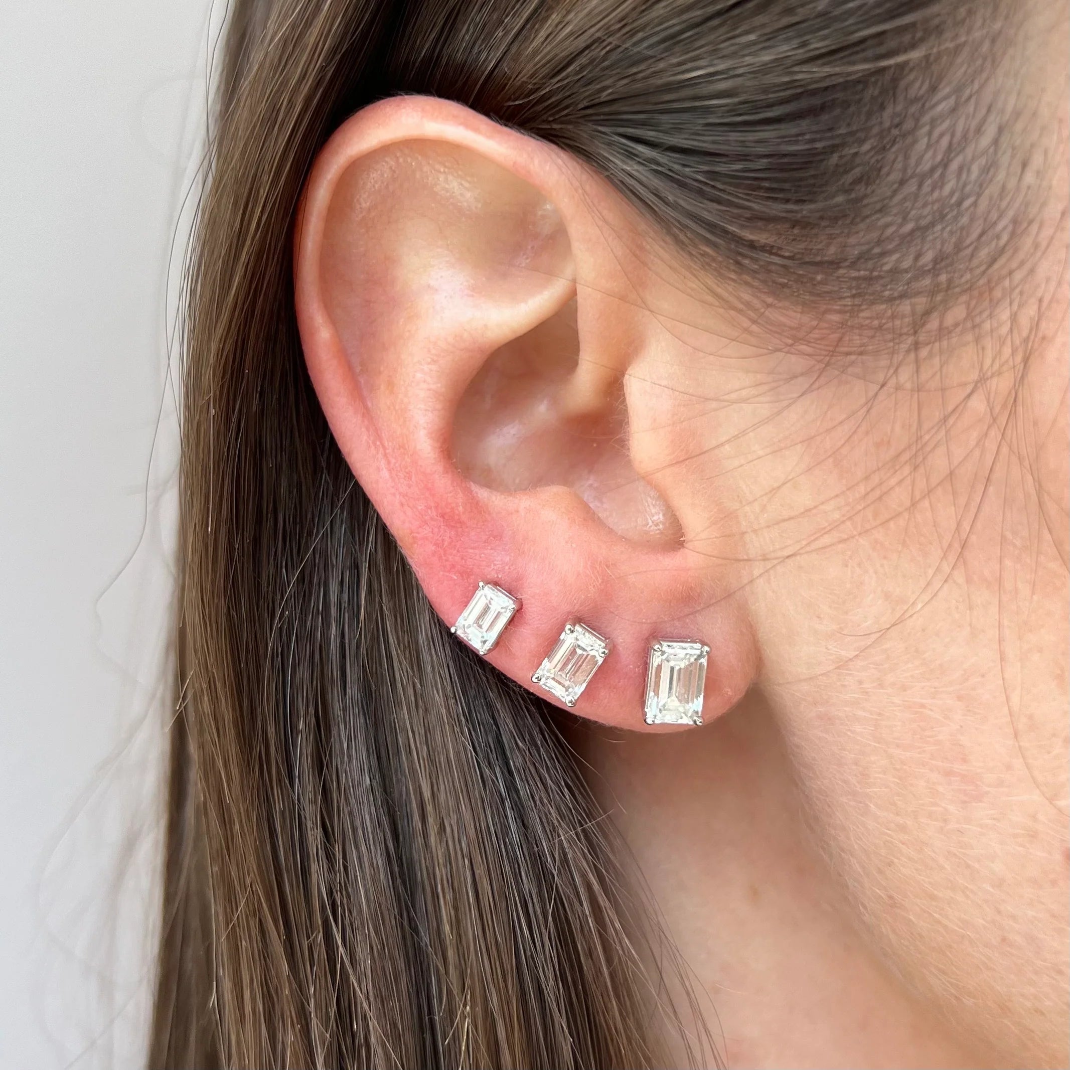 May Birthstone Heart Earrings in Sterling Silver MB02106 - Ramsey's Diamond  Jewelers