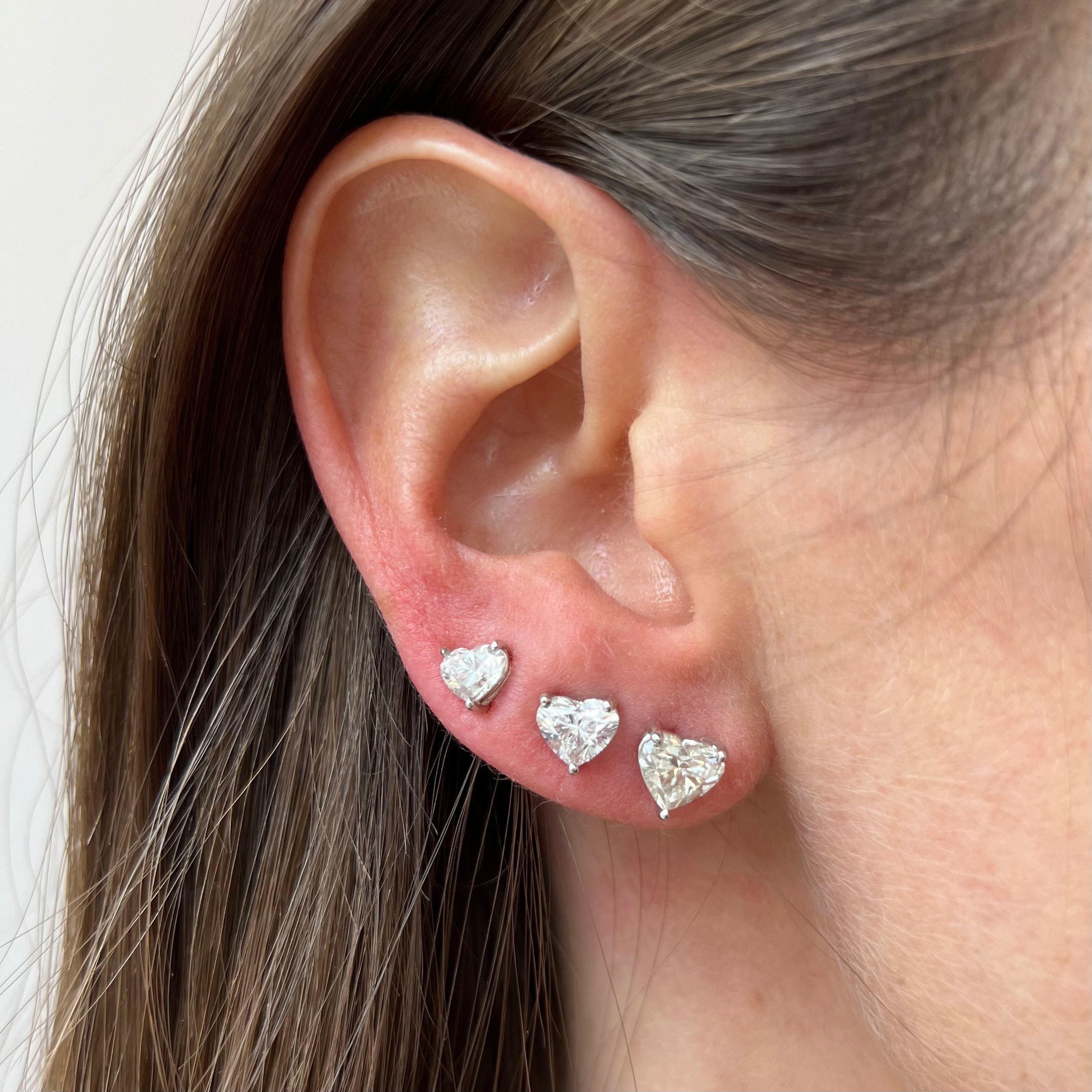 The Undecided® Heart-Pear Studs