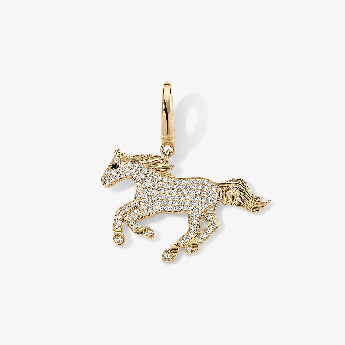 Gold Horse Charm Pendant | Stephanie Gotllieb | Stephanie Gottlieb