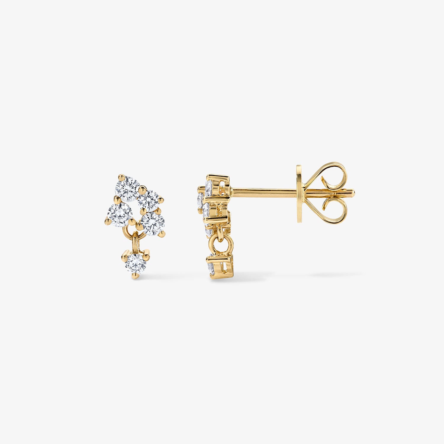Celeste Mini Cluster Studs