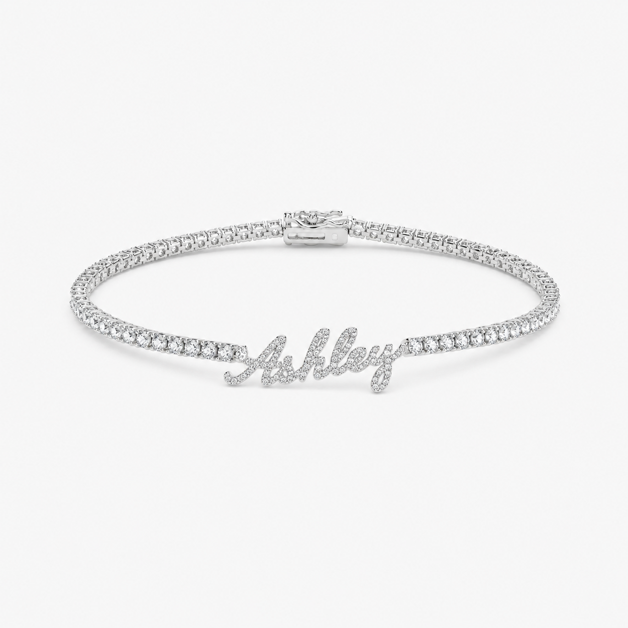 Vault Sale: Script Tennis Bracelet "Ashley"