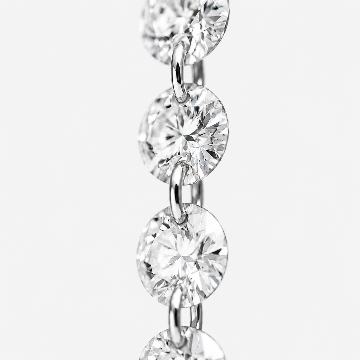 Lola Lab Grown Drilled Diamond Long Necklace