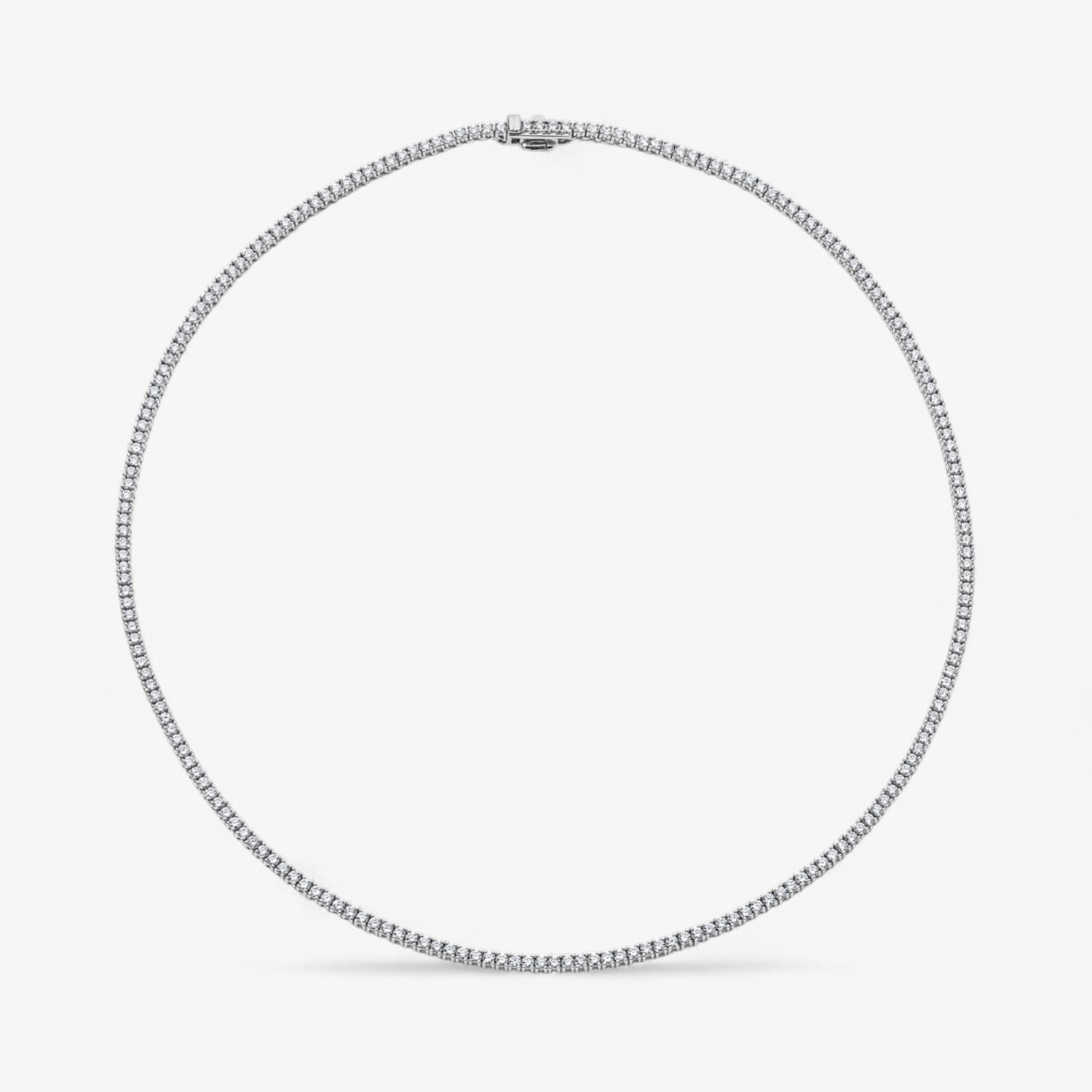 Petite Diamond Tennis Necklace