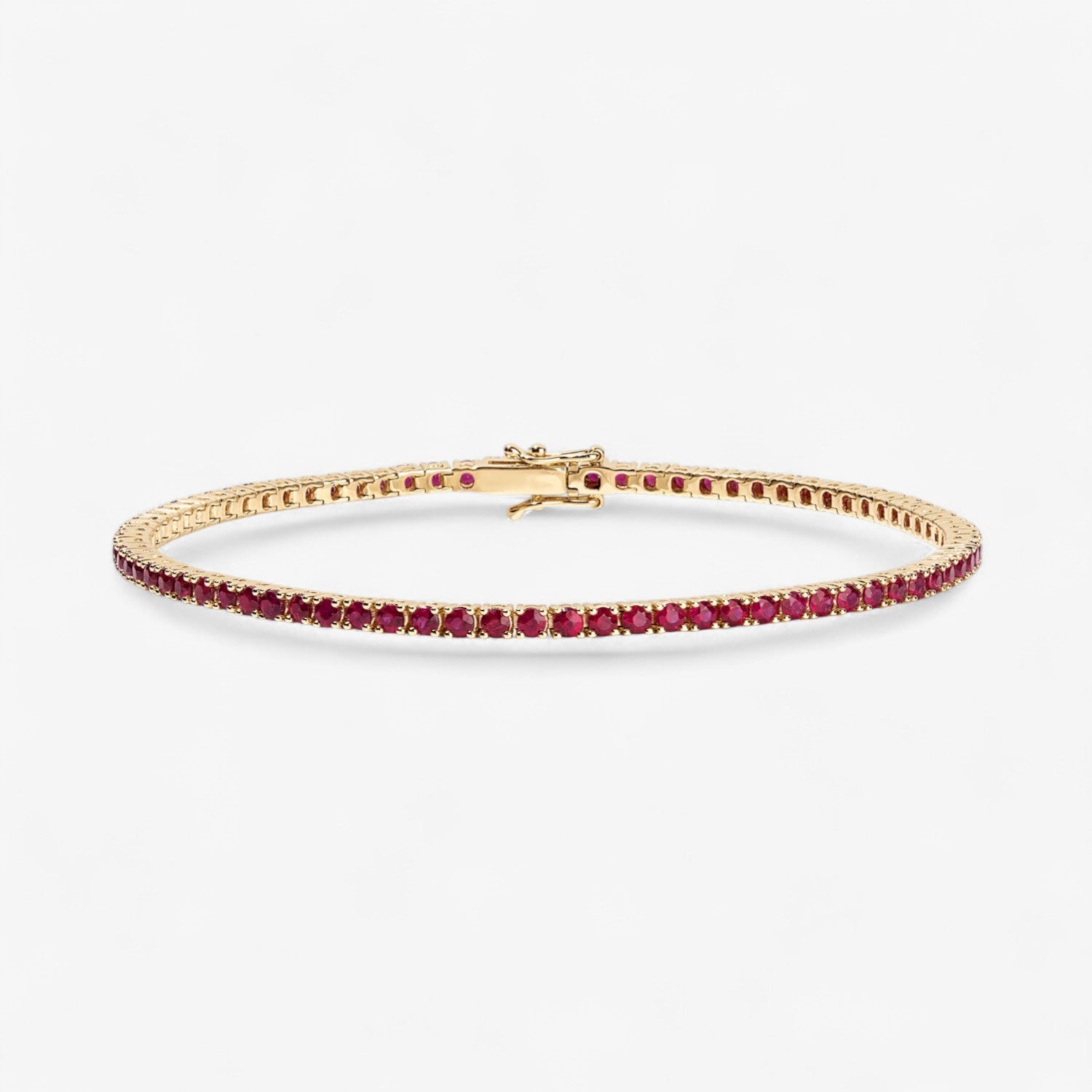 Ruby Tennis Bracelet