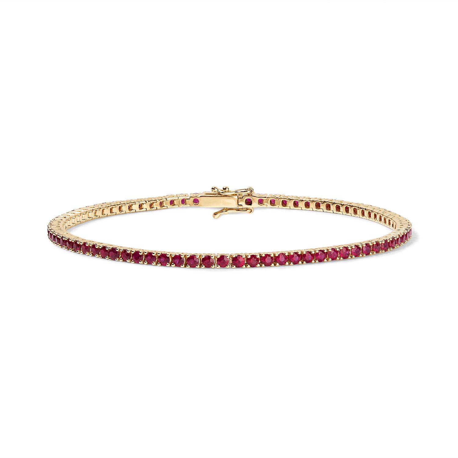 Ruby Tennis Bracelet