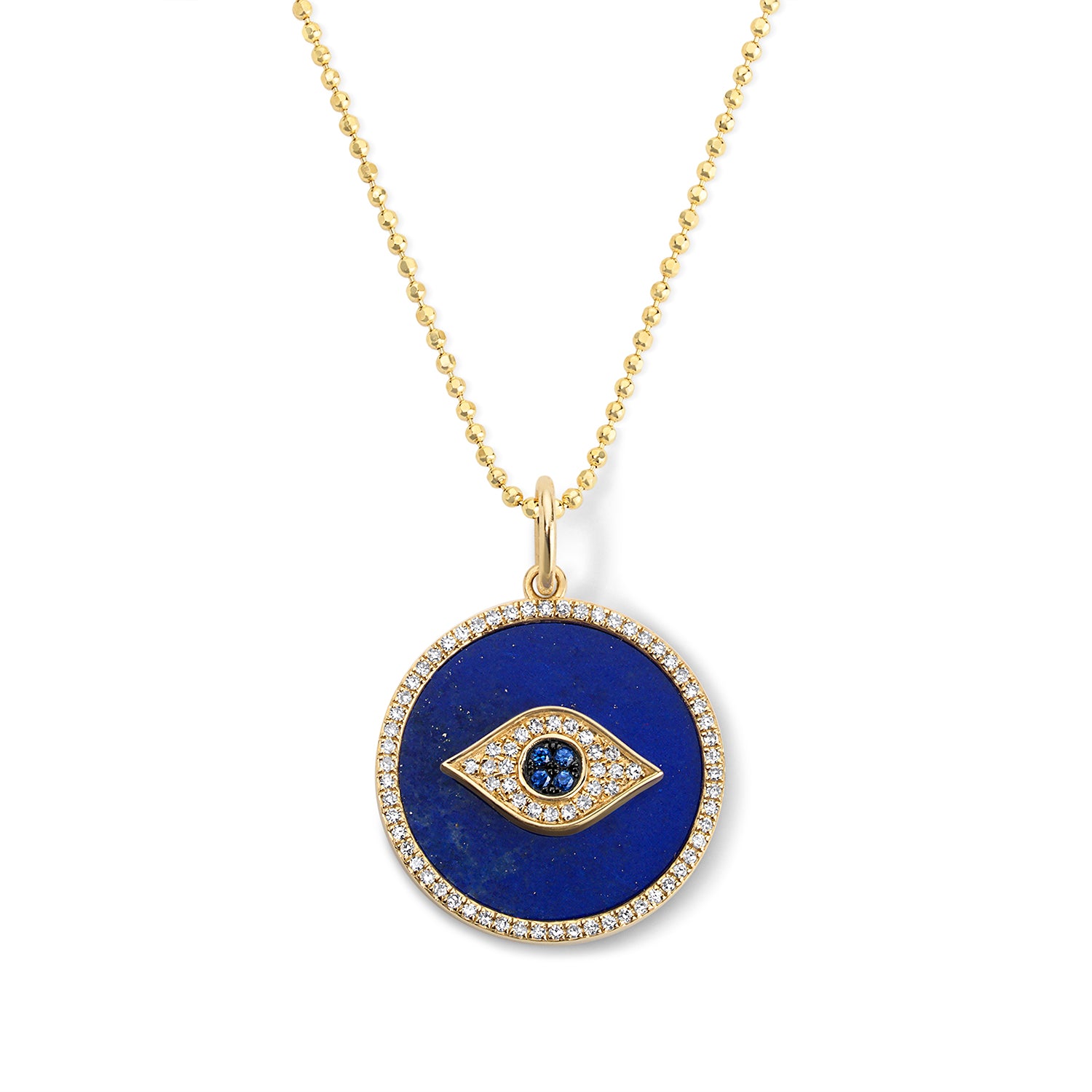 Lapis Evil Eye Pendant