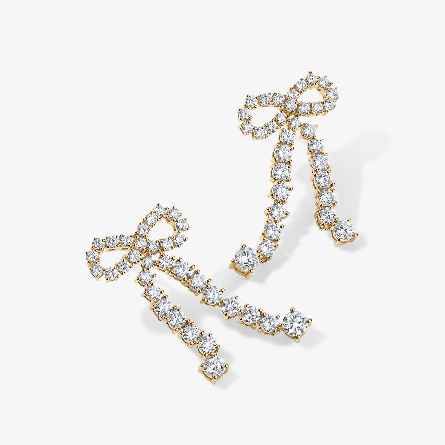 Grace Diamond Bow Earrings