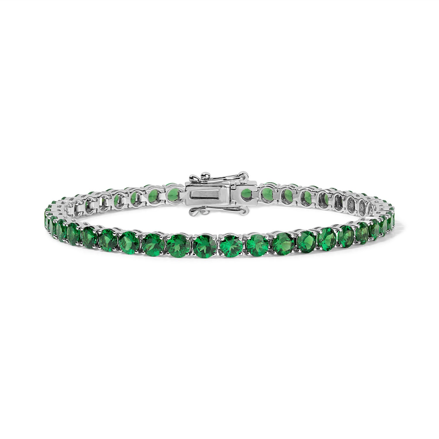 Green Tsavorite Tennis Bracelet