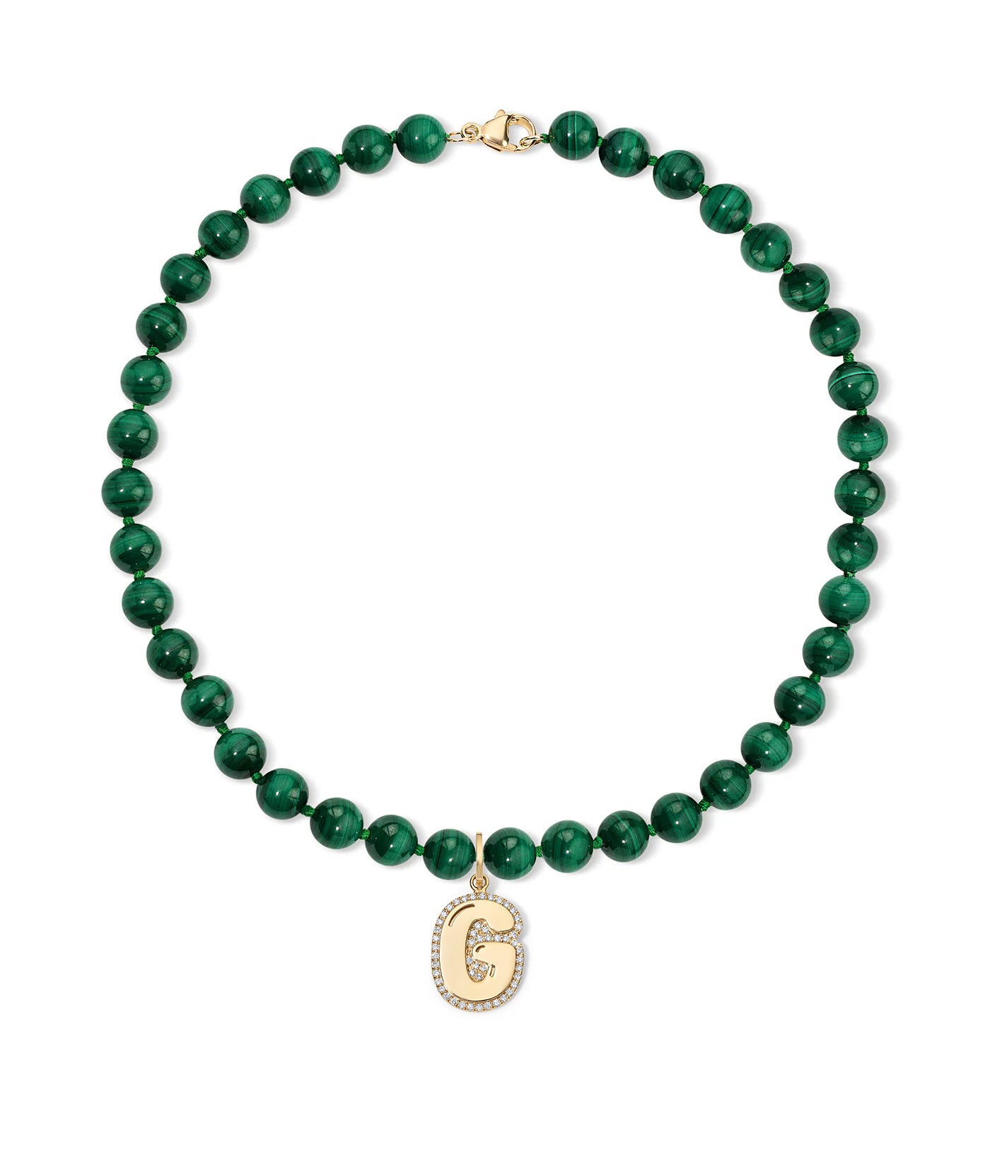 Malachite Beaded Necklace