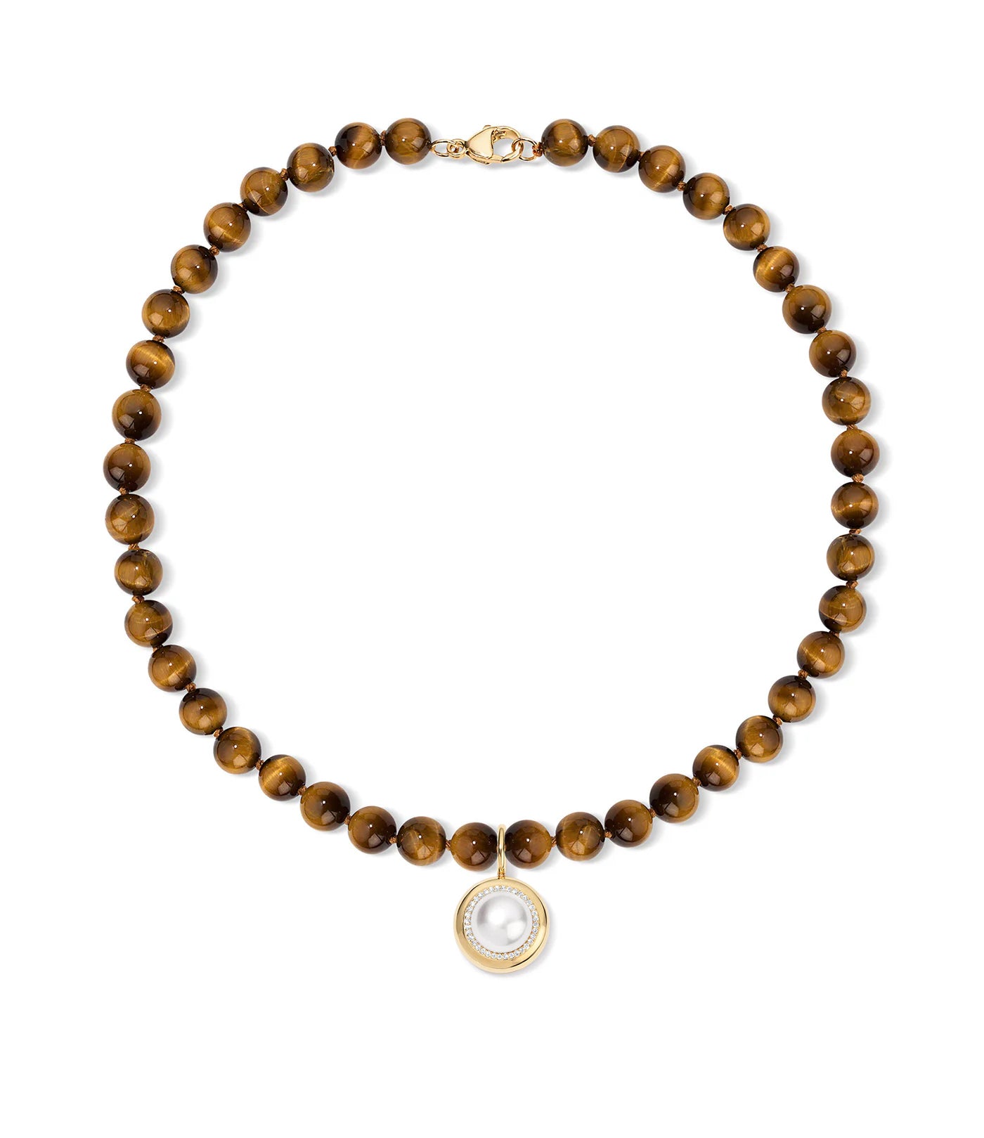 Tigerseye Beaded Necklace