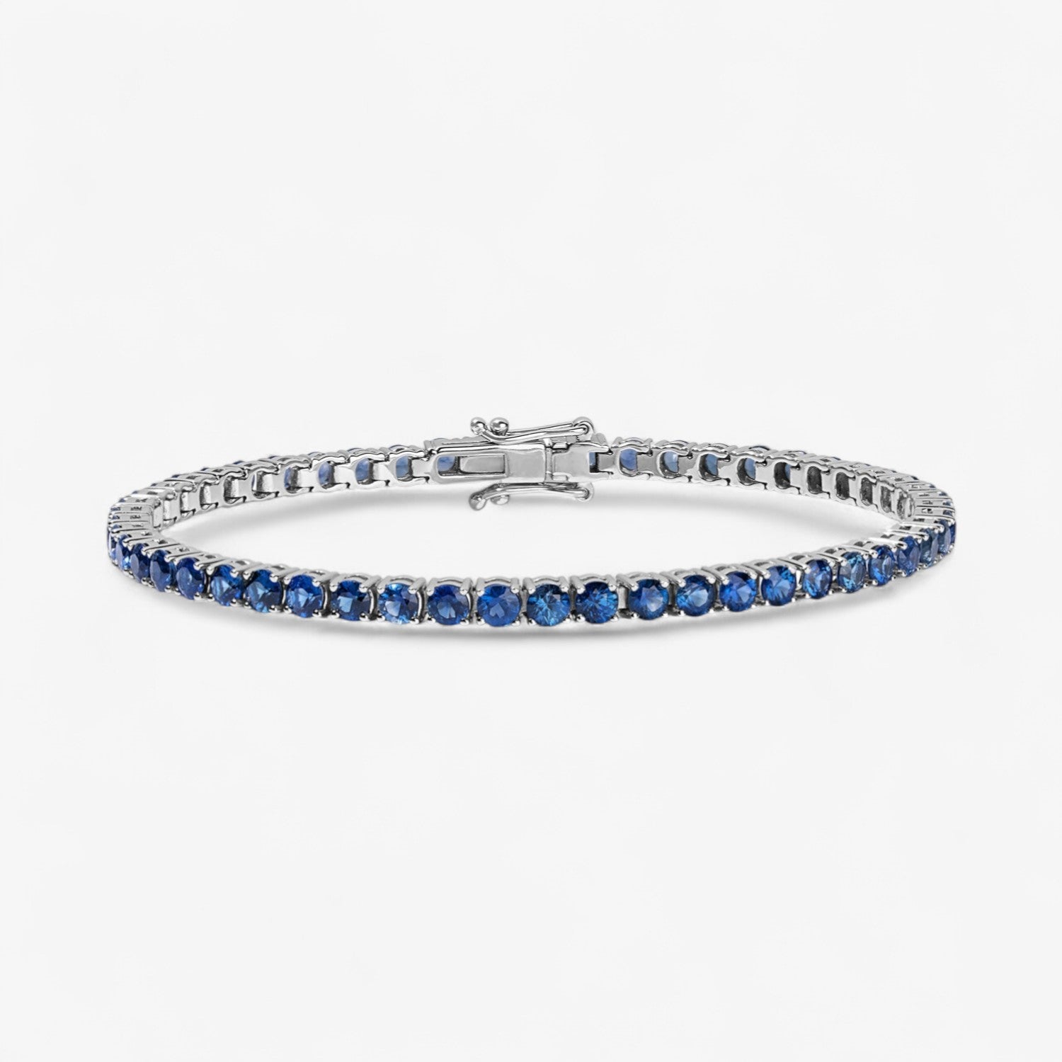 Blue Sapphire Tennis Bracelet