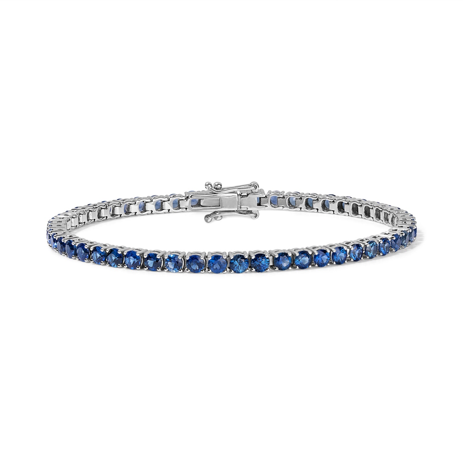 Blue Sapphire Tennis Bracelet