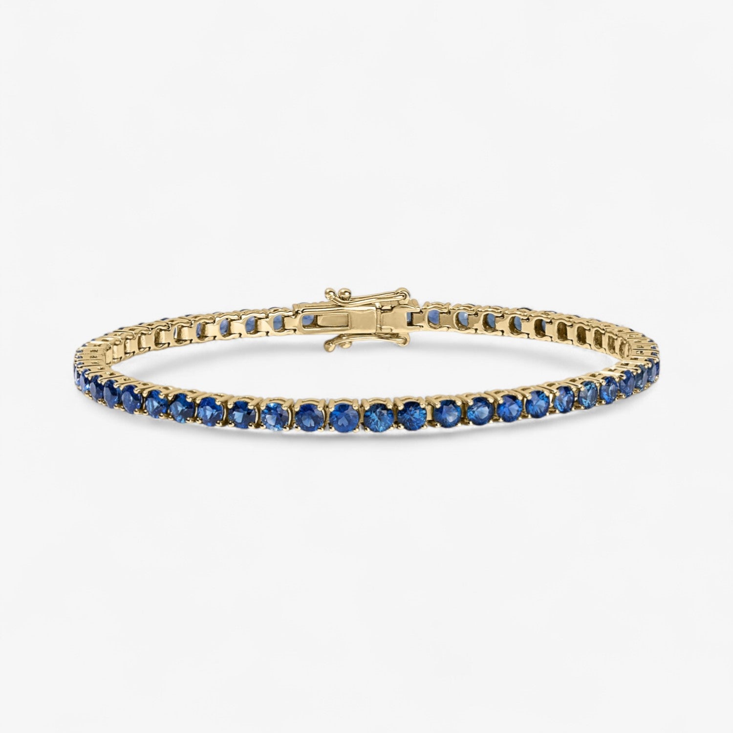 Blue Sapphire Tennis Bracelet