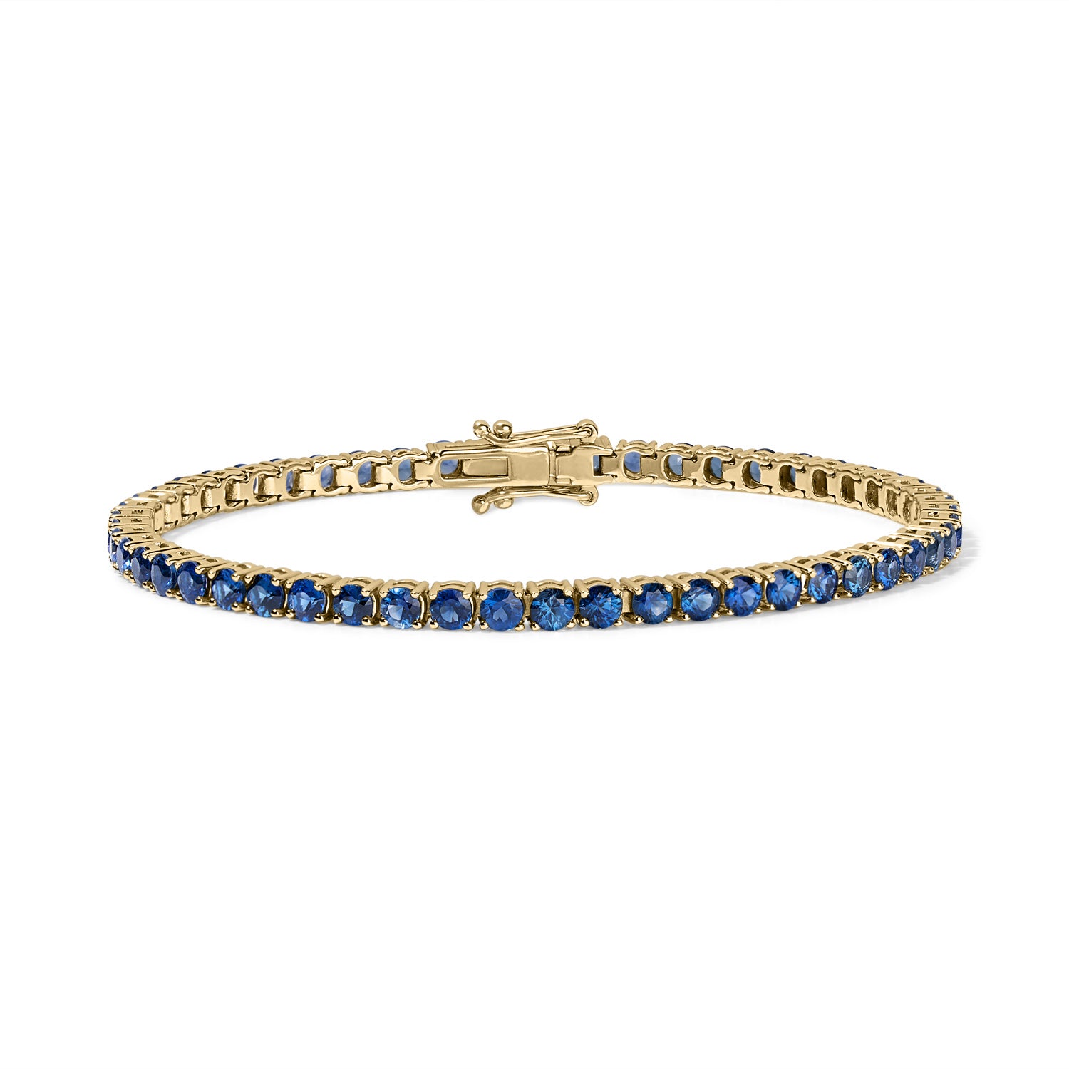 Blue Sapphire Tennis Bracelet