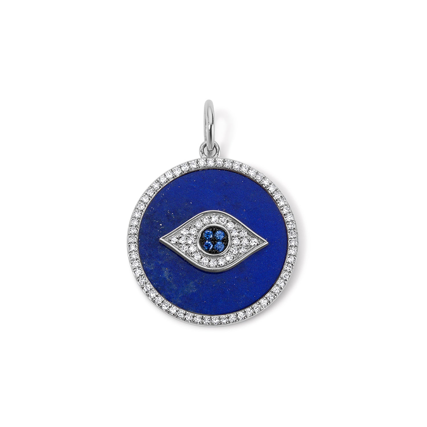 Lapis Evil Eye Pendant