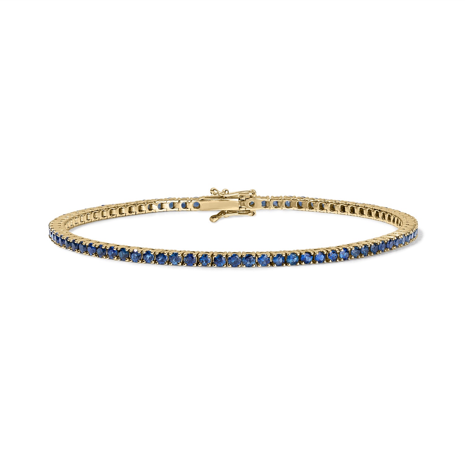 Blue Sapphire Tennis Bracelet