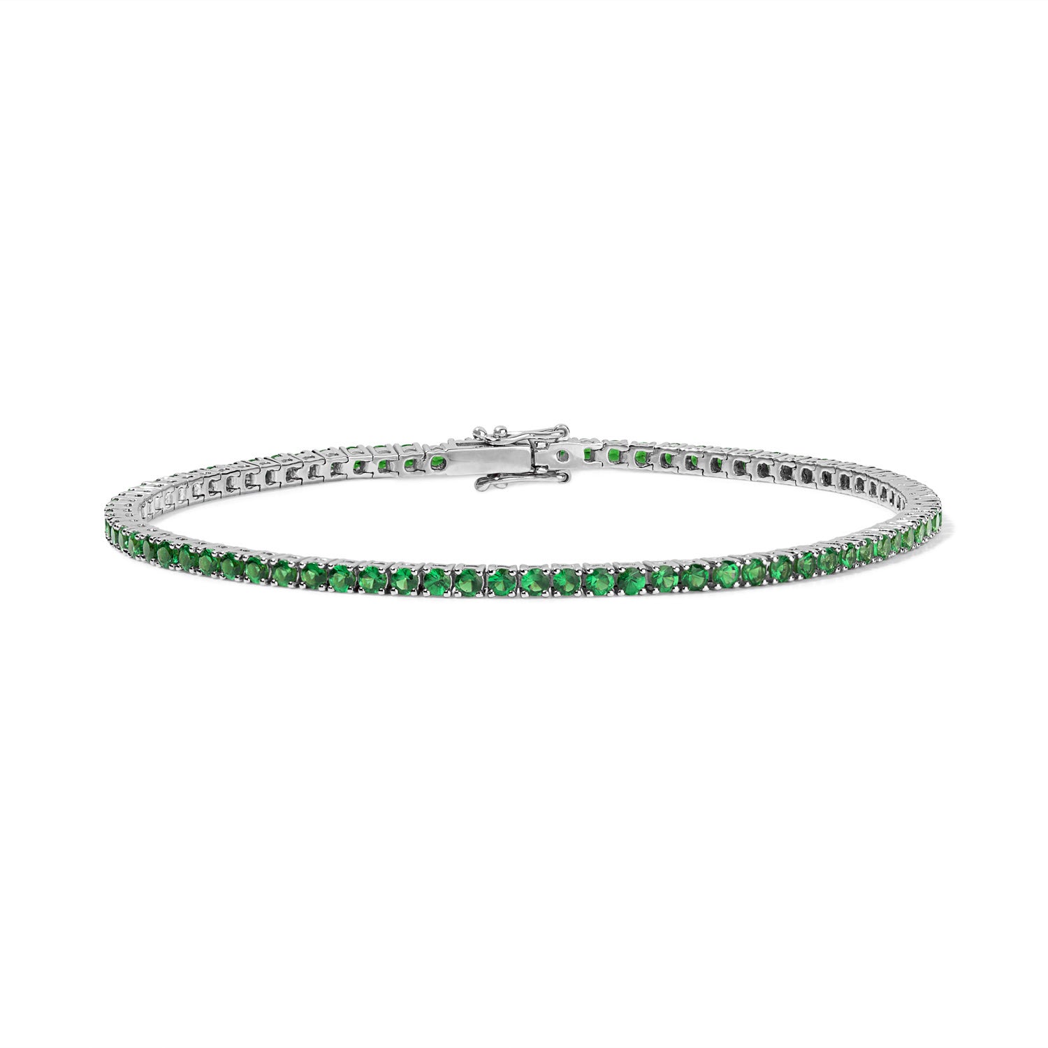 Green Tsavorite Tennis Bracelet