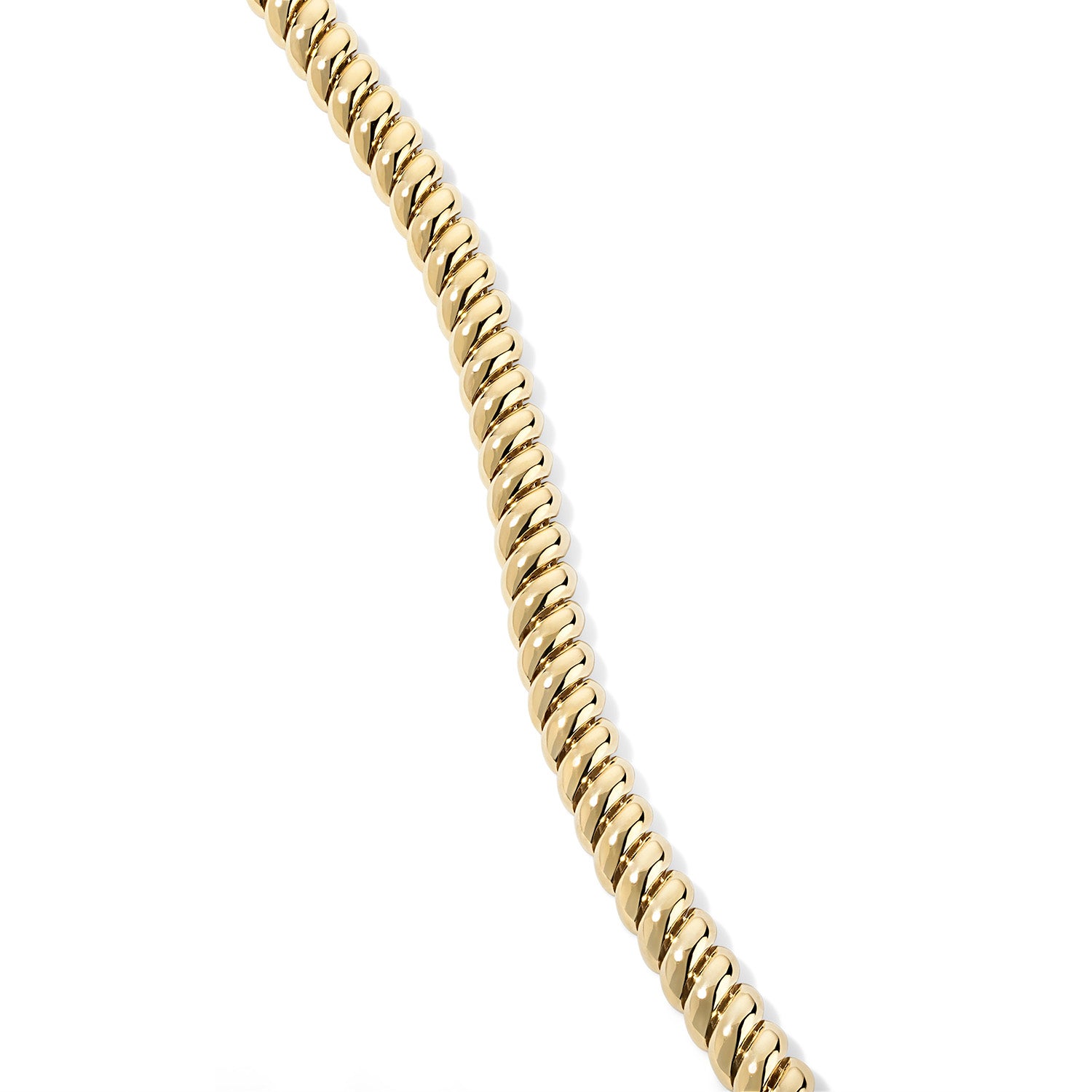 Gold Domed Chain Bracelet