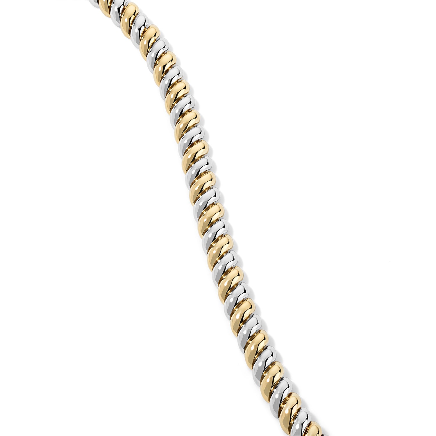 Gold Domed Chain Bracelet