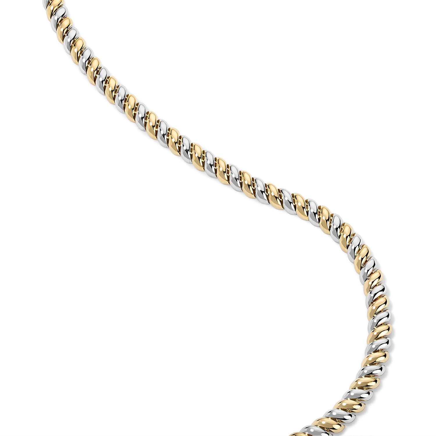 Gold Domed Chain Necklace