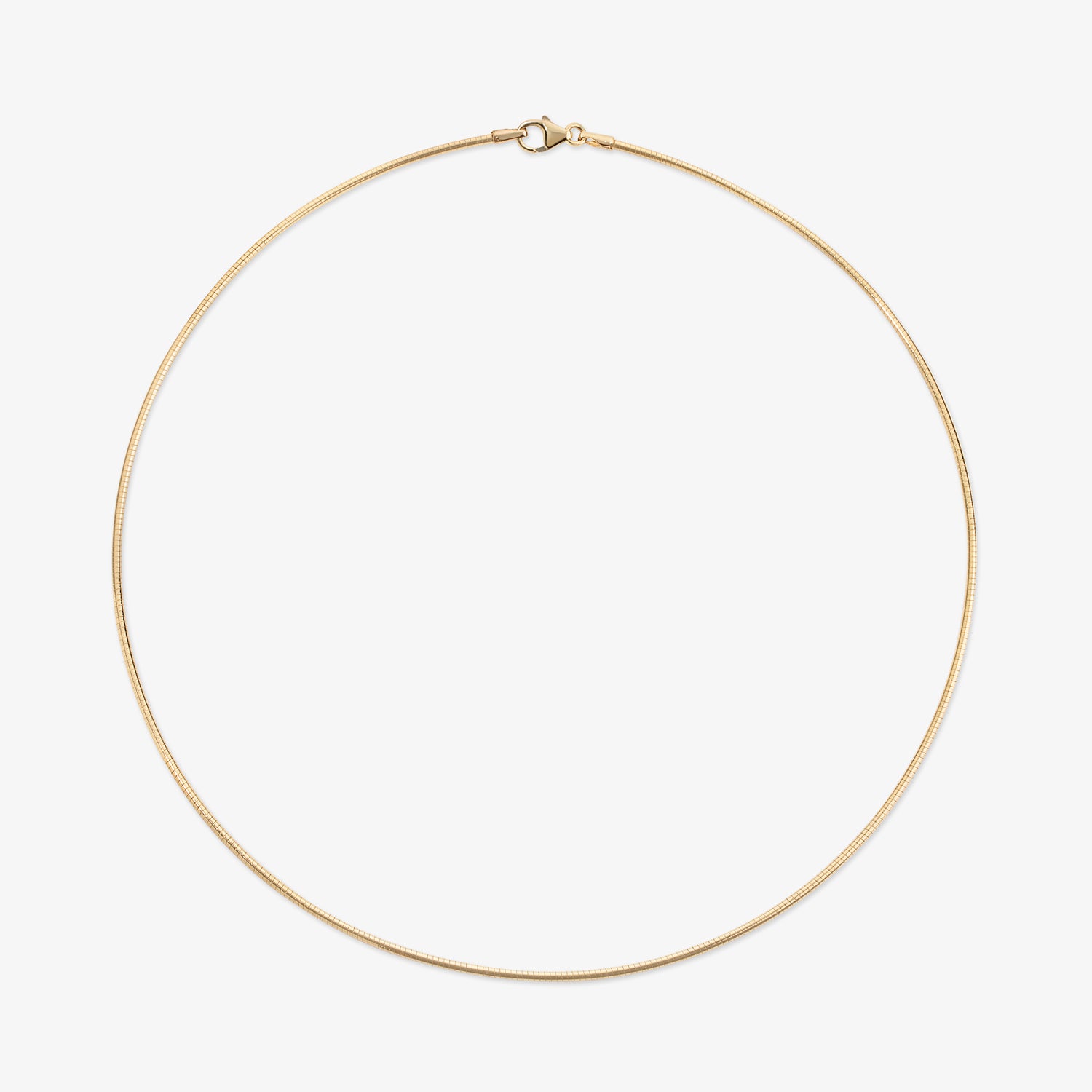 Personalized Slider Necklace On Omega Chain