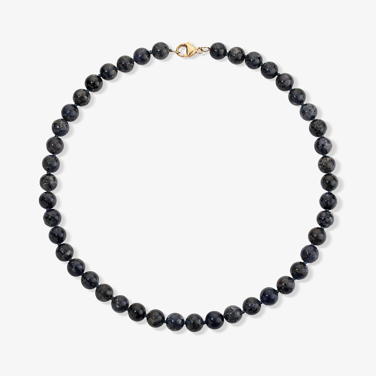 Iolite Beaded Necklace