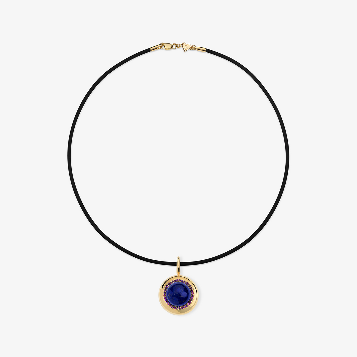 Large Lapis Lazuli Candy Button Charm