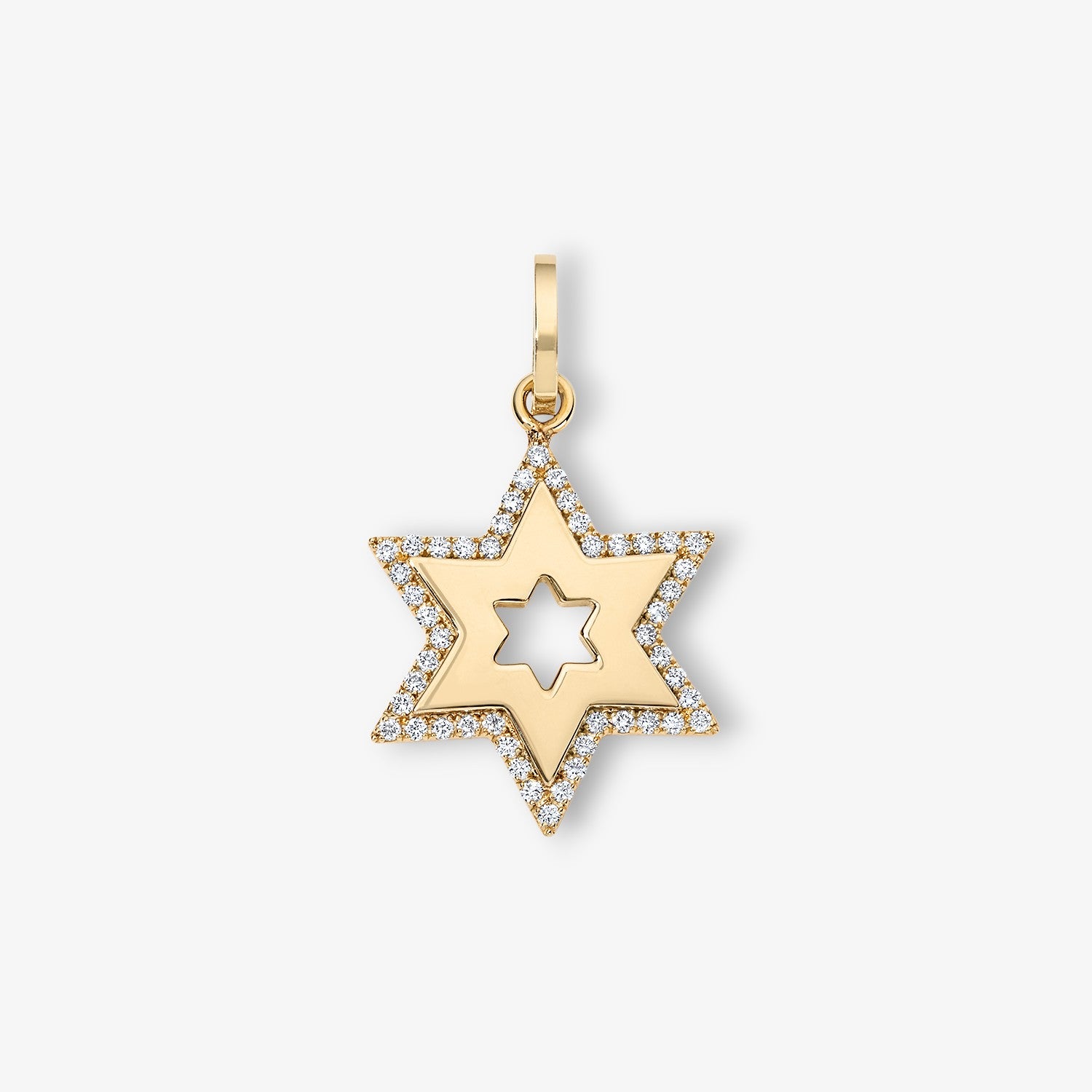 Jumbo Bubble Jewish Star Charm