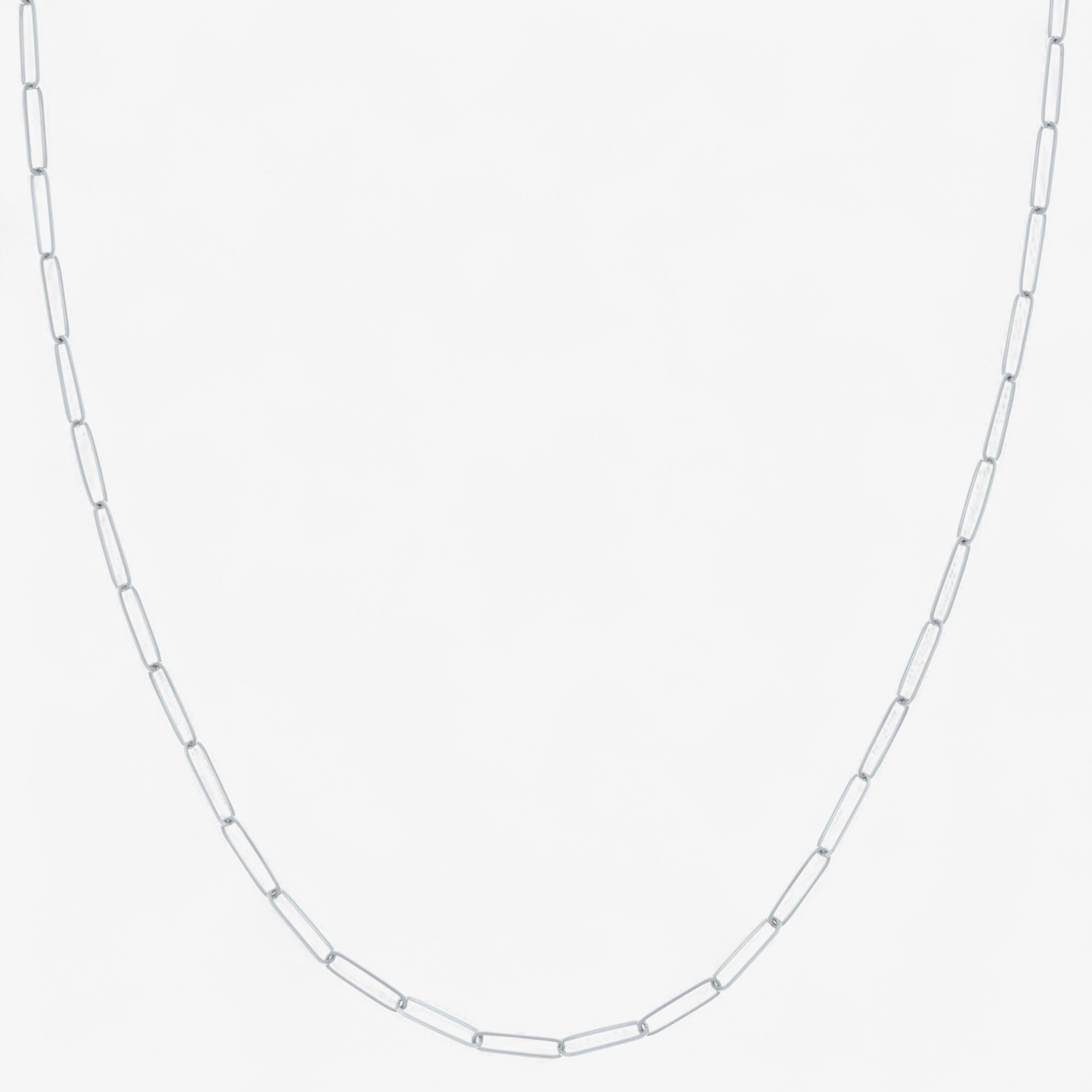 Vault Sale: Cleo Small Paperclip Chain 14K White Gold 18in