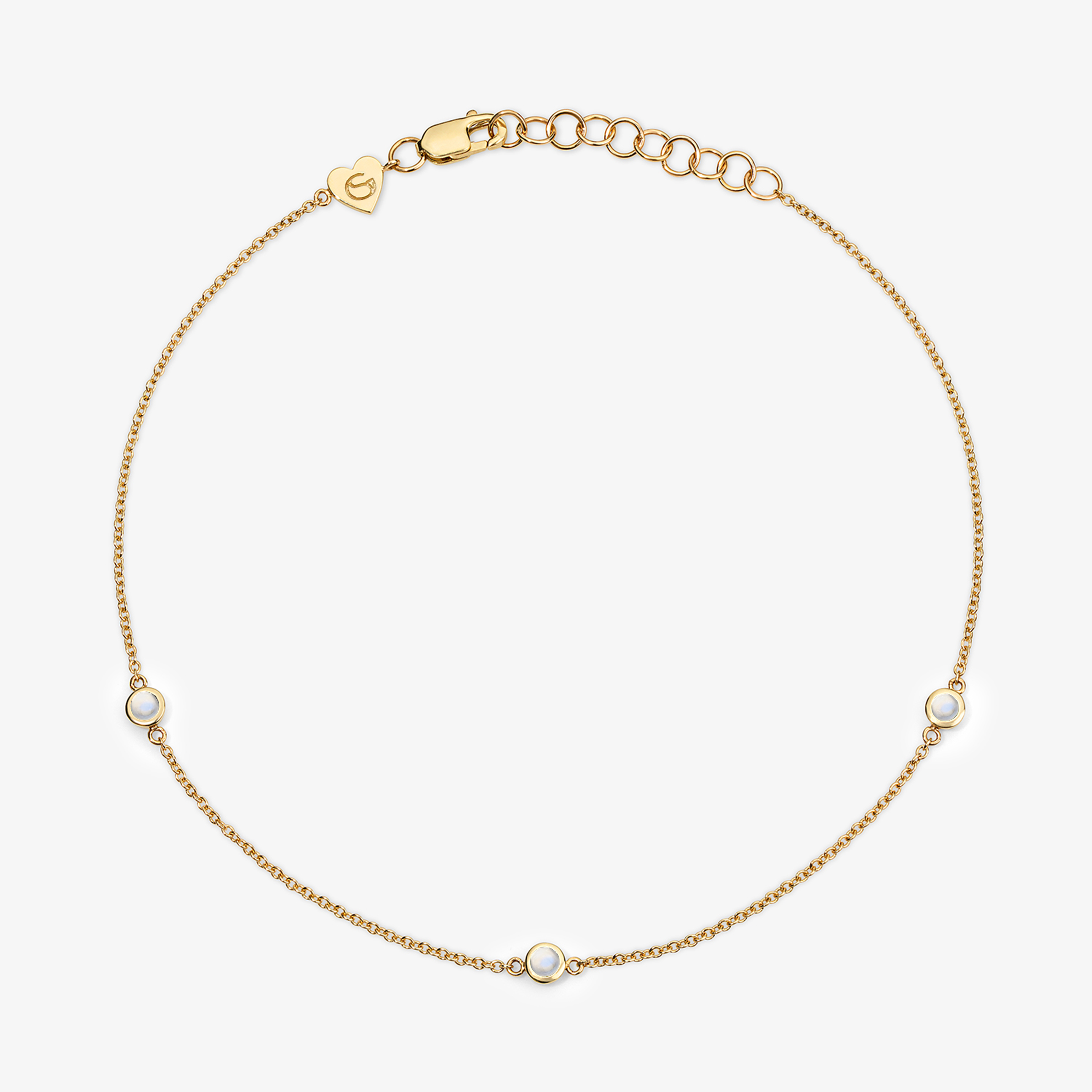 Margot Birthstone Bezel Anklet