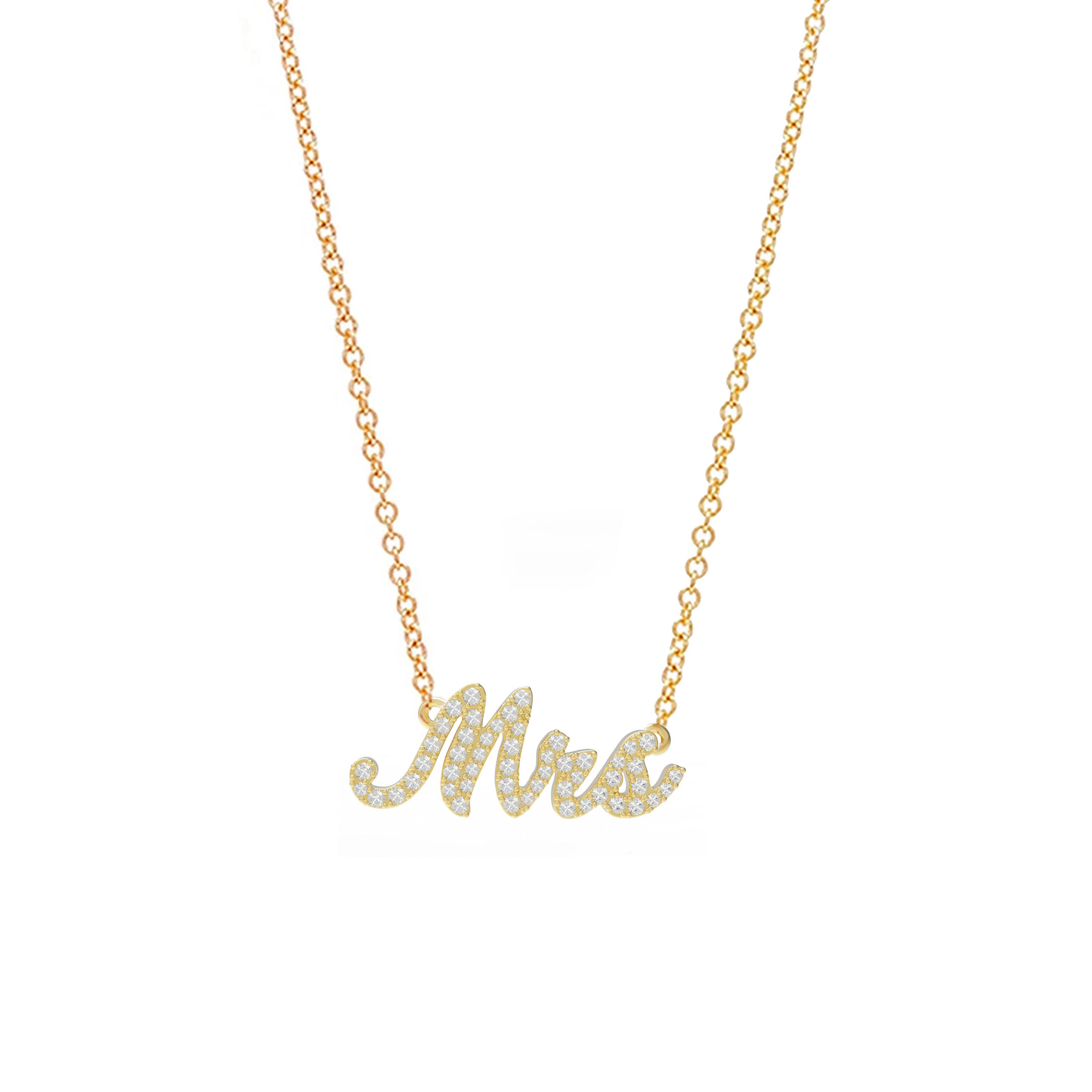 Vault Sale: Pave Mrs. Necklace