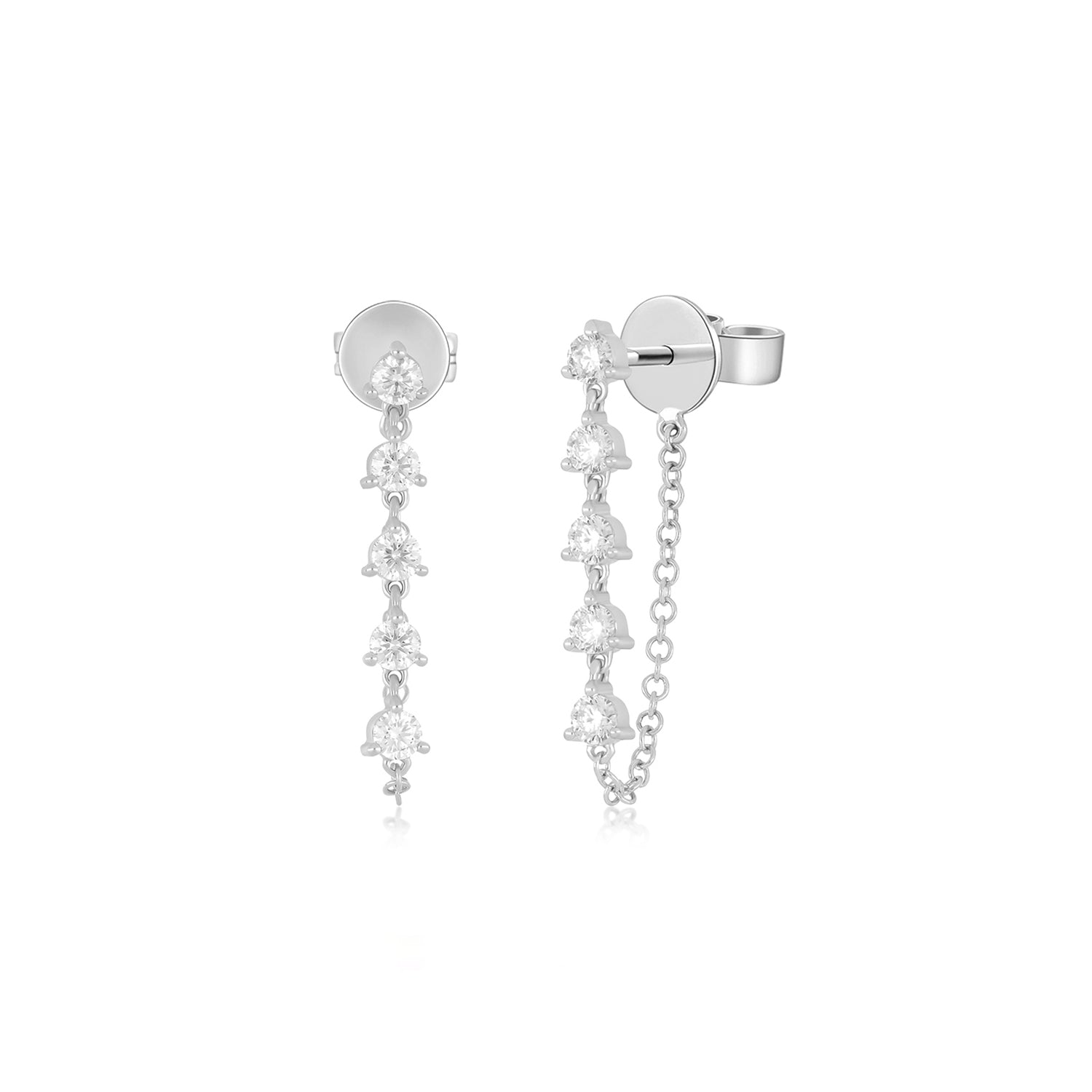 Diamond 2025 chain earring