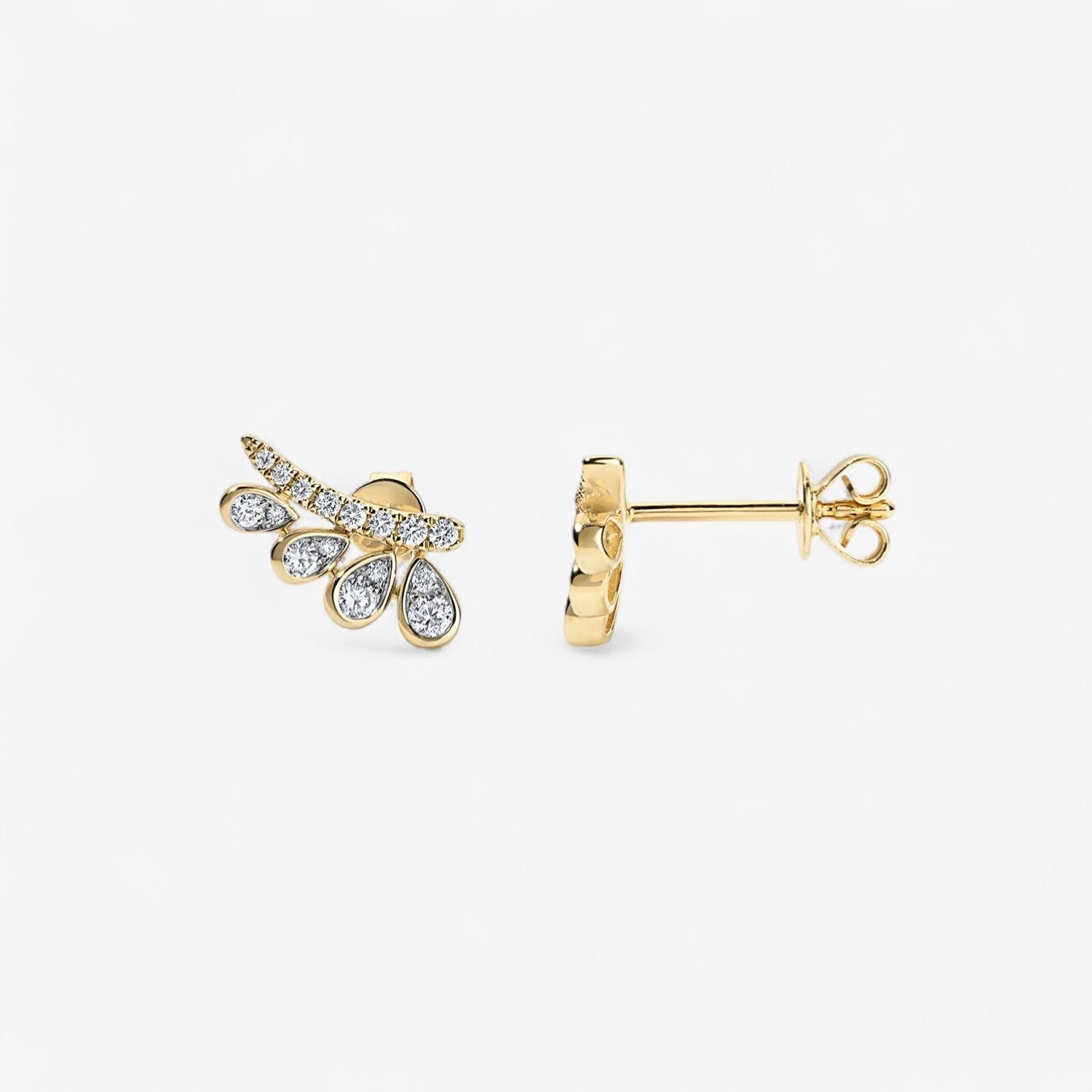 Astrid Leaf Climber Earring