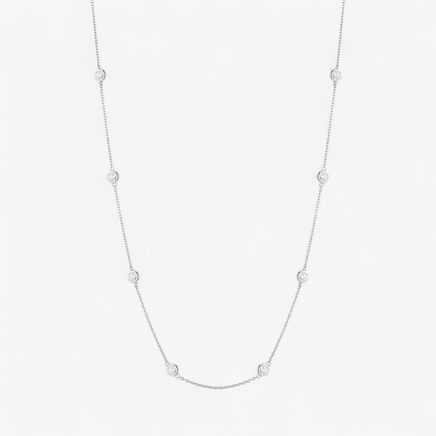 Margot 8 Stone Diamond Necklace