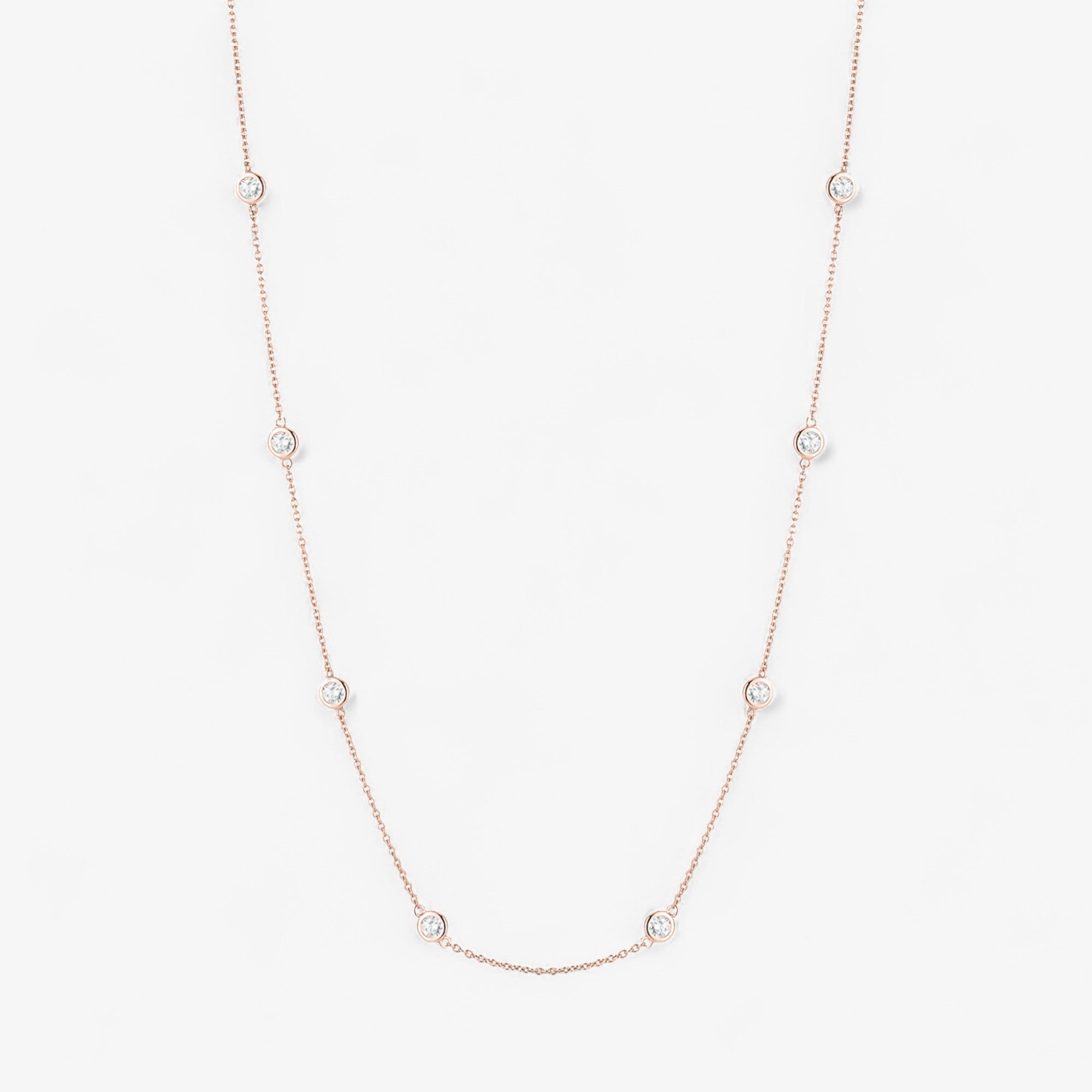 Margot 8 Stone Diamond Necklace
