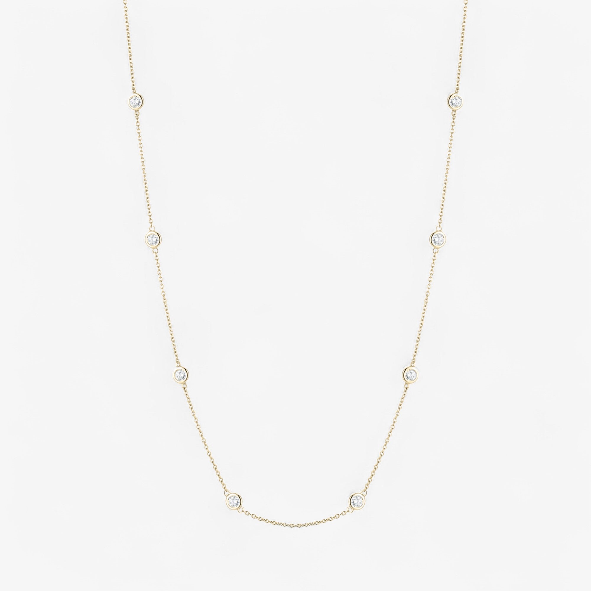 Margot 8 Stone Diamond Necklace