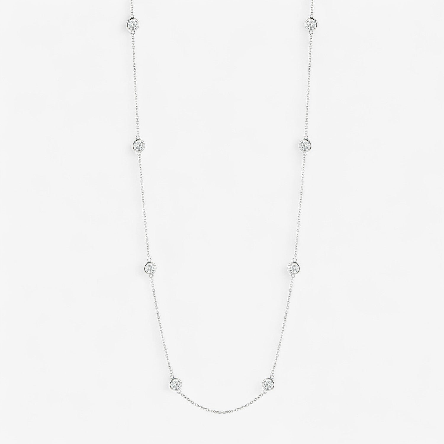 Margot 8 Stone Diamond Necklace