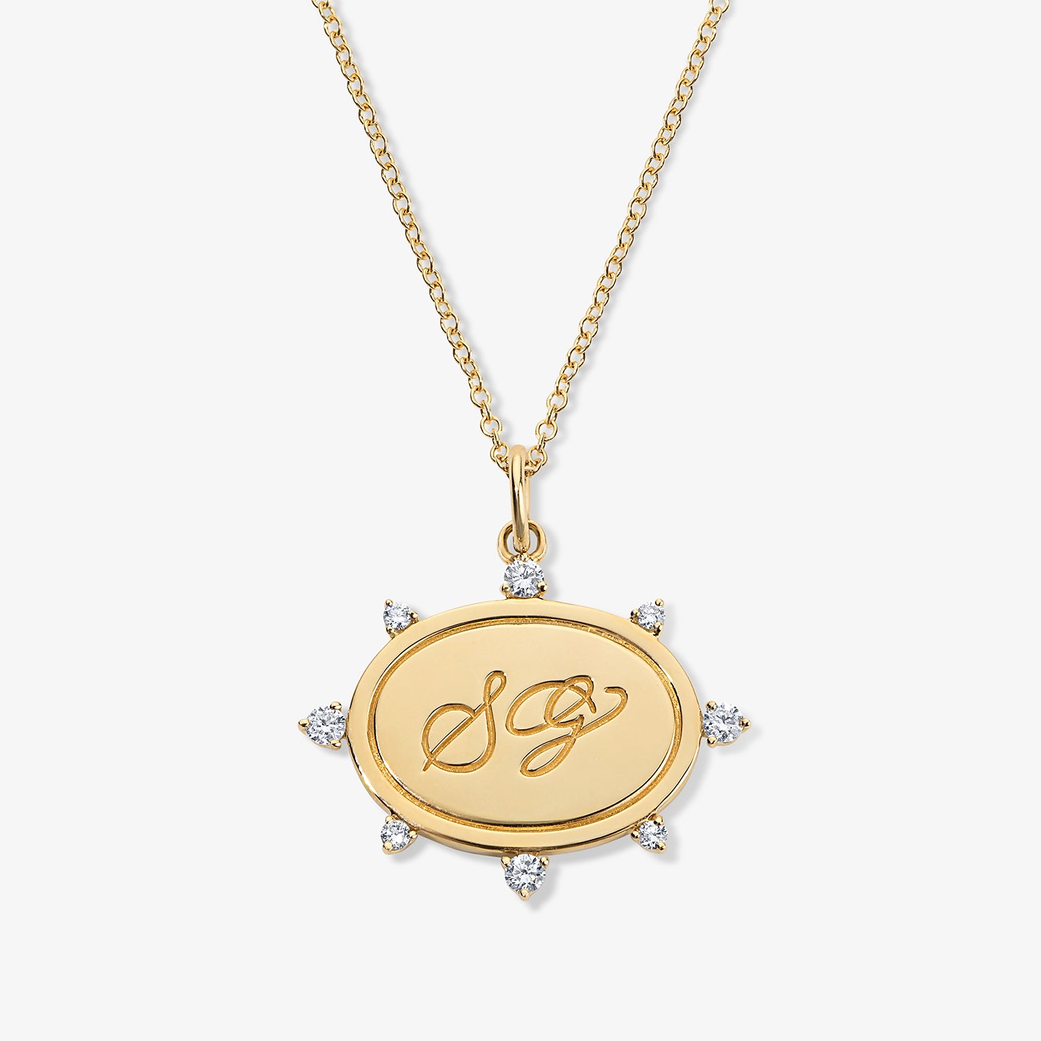 Kelly Monogram Pendant