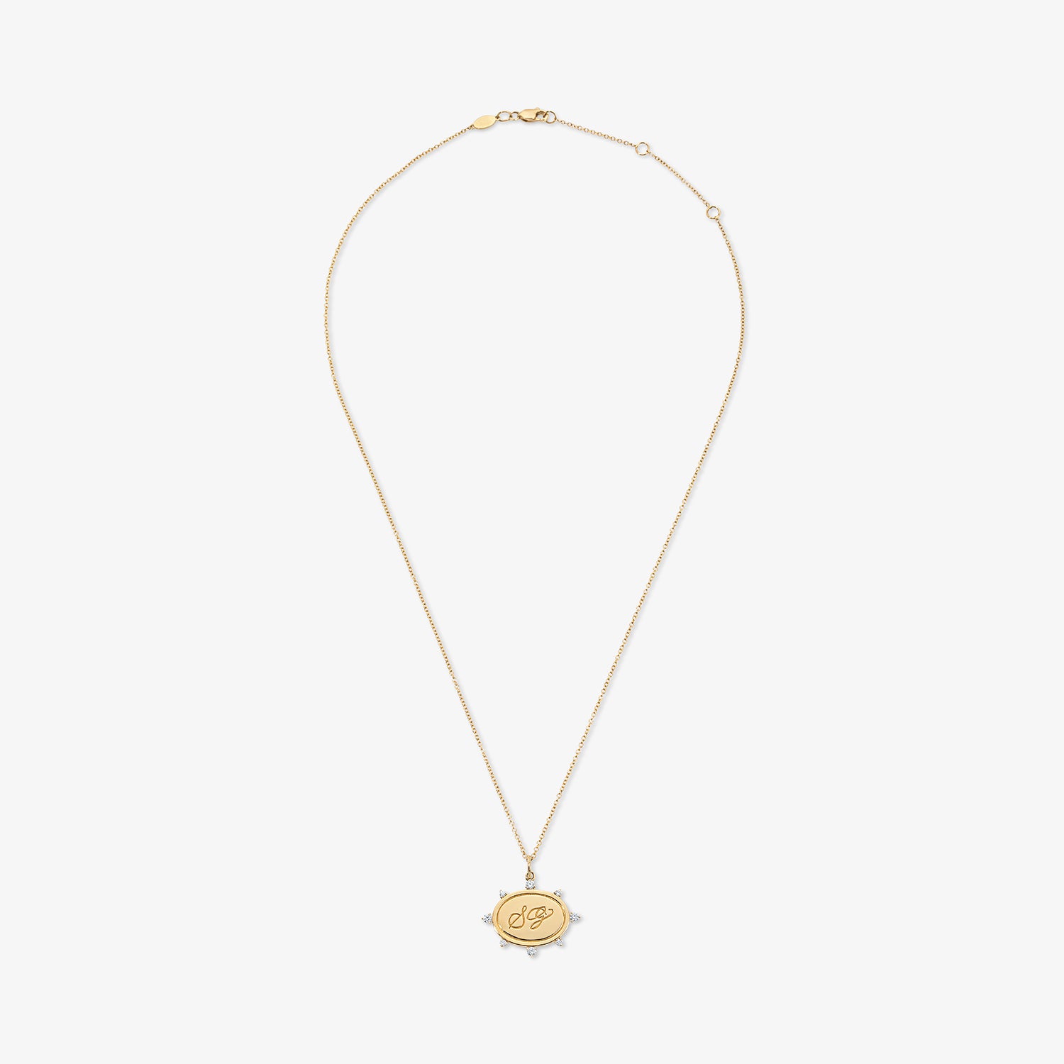 Kelly Monogram Pendant