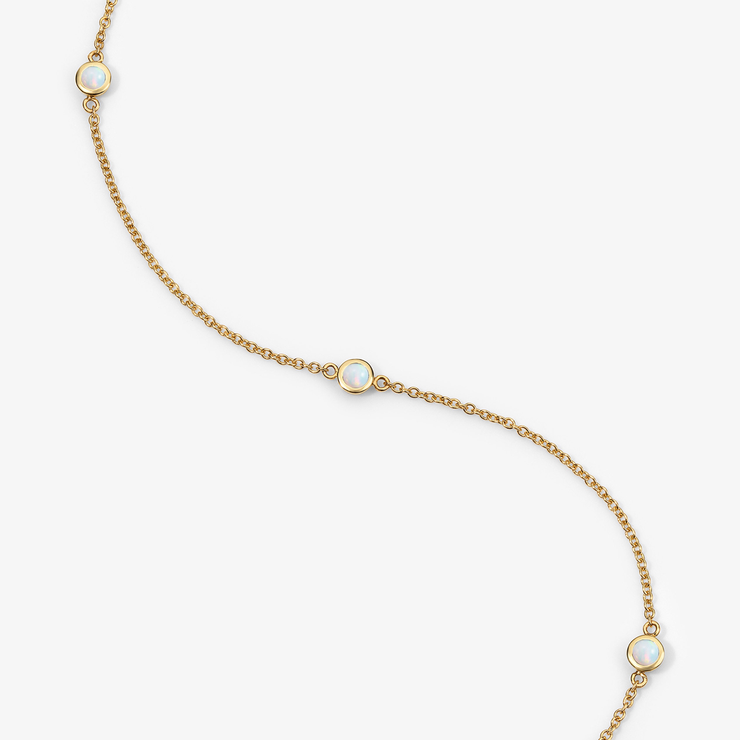 Margot Birthstone Bezel Anklet