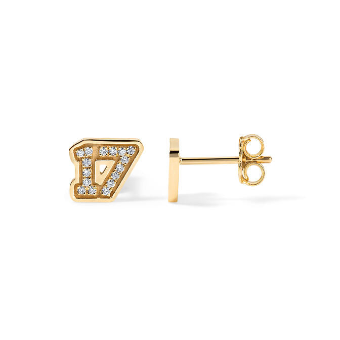 Small Pave Varsity Stud