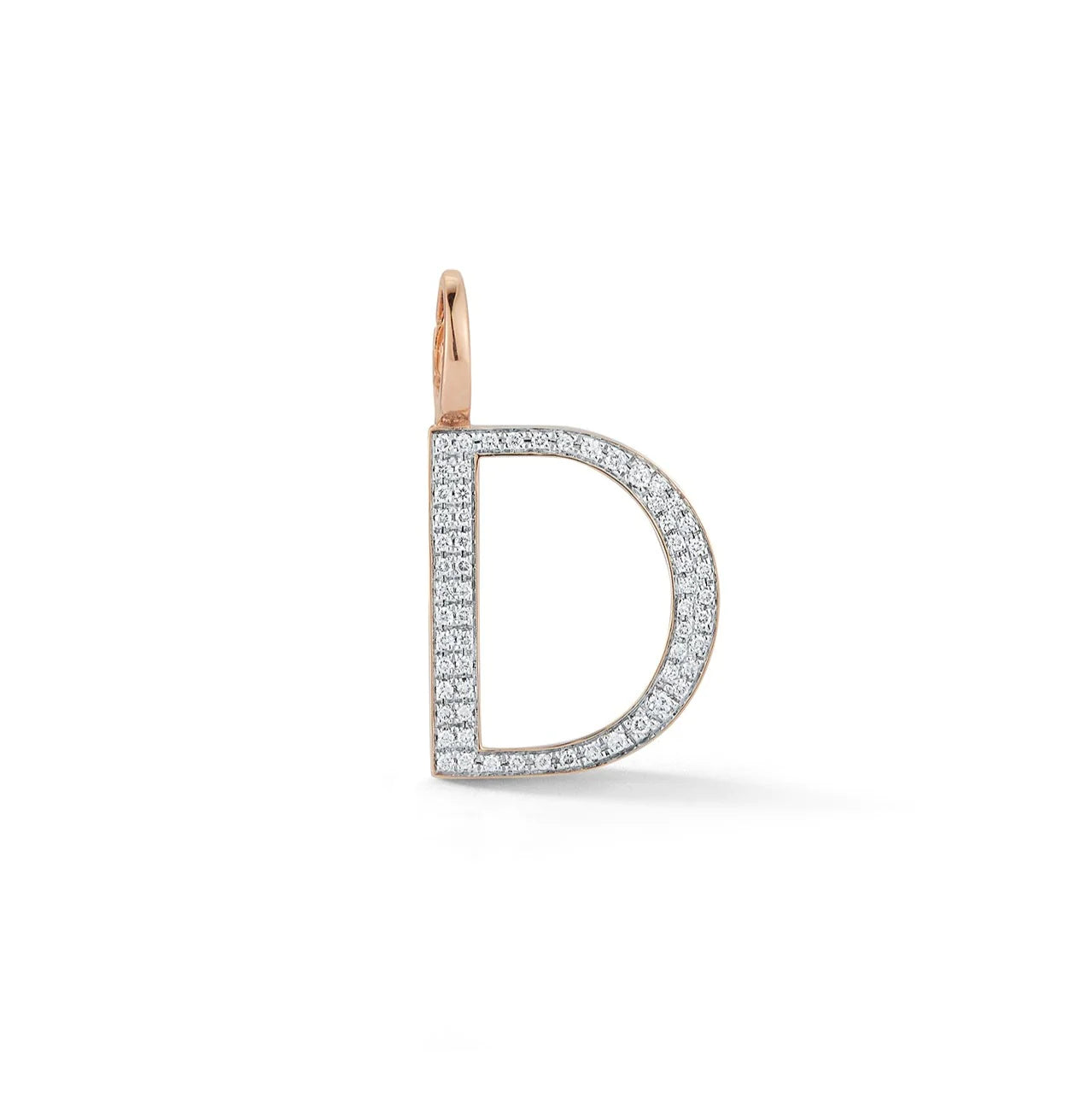 Woolf Gold and Diamond Initial Charm